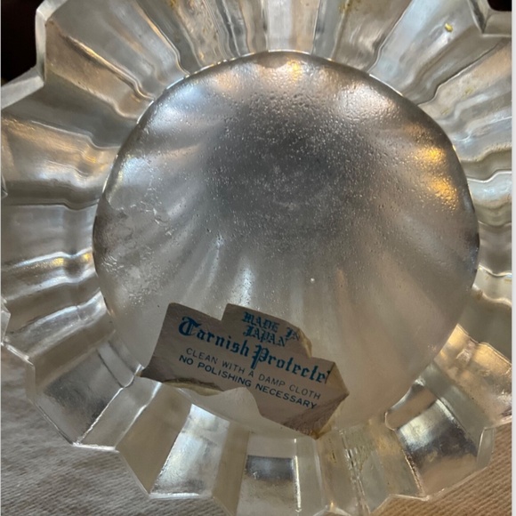 Vintage Silverplated Rams Head Fluted Glass Decanter Dispenser Syrup Cream Sugar - Picture 4 of 6